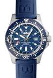 Breitling Superocean 44mm Diver Pro III Special Mariner Blue Dial Blue Rubber Strap Mens Watch - Y1739316/C959 Buy Now By Breitling