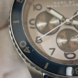 Marc Jacobs Rock Chronograph Silver Dial Silver Steel Strap Watch for Men - MBM5028 Buy Now By Marc Jacobs