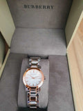 Burberry The City Silver Dial Two Tone Steel Strap Watch for Women - BU9205 Buy Now By Burberry