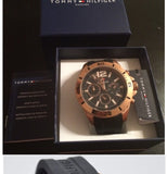 Tommy Hilfiger Sport Multifunction Black Dial Black Rubber Strap Watch for Men - 1791145 Buy Now By Tommy Hilfiger