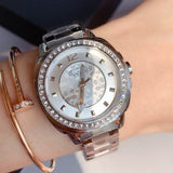 Coach Mini Boyfriend Diamonds Silver Dial Silver Steel Strap Watch for Women - 14501699 Buy Now By Coach