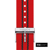 Tissot Quickster Chronograph NBA Chicago Bulls White Dial Red NATO Strap Watch For Men - T095.417.17.037.04 Buy Now By Tissot