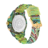 Versace Icon Active Chronograph Blue Dial Green Rubber Strap Watch For Men - VEZ701322 Buy Now By Versace