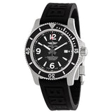 Breitling Superocean II 44mm Black Dial Black Rubber Strap Watch for Men - A17367D71B1S2 Buy Now By Breitling