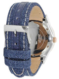 Guess Jet Setter Analog Blue Dial Blue Denim Strap Watch For Women - W0289L1 Buy Now By Guess