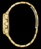 Guess Cosmic Chronograph Gold Dial Gold Steel Strap Watch for Women - GW0465L1 Buy Now By Guess