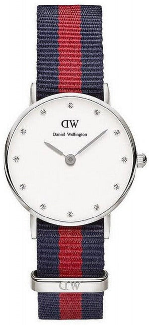 Daniel Wellington Classy Oxford White Dial Two Tone Nylon Strap Watch For Women - DW00100072 Buy Now By Daniel Wellington