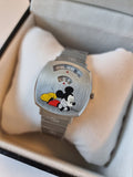 Gucci Grip x Disney Quartz Silver Dial Silver Steel Strap Unisex Watch - YA157419 Buy Now By Gucci