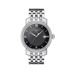 Tissot Bridgeport Black Dial Silver Steel Strap Watch For Women - T097.010.11.058.00 Buy Now By Tissot