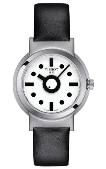 Tissot Heritage Memphis Lady White Dial Black Rubber Strap Watch For Women - T120.210.17.011.00 Buy Now By Tissot