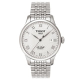 Tissot T Classic Le Locle Automatic White Dial Silver Steel Strap Watch For Men - T41.1.483.33 Buy Now By Tissot