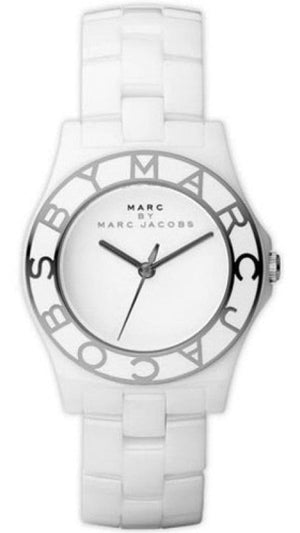 Marc Jacobs Marc White Dial White Ceramic Strap Watch for Women - MBM9500 Buy Now By Marc Jacobs