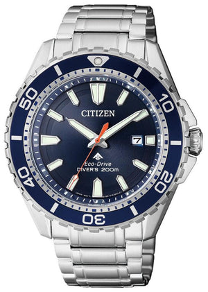 Citizen Promaster Marine Blue Dial Silver Steel Strap Watch For Men - BN0191-80L Buy Now By Citizen