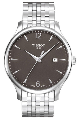 Tissot T Classic Tradition Grey Dial Silver Steel Strap Watch For Men - T063.610.11.067.00 Buy Now By Tissot