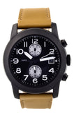 Marc Jacobs Larry Chronograph Black Dial Brown Leather Strap Watch for Men - MBM5053 Buy Now By Marc Jacobs