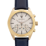 Maserati Traguardo Chronograph Grey Dial Leather Strap Men's Watch - R8871612016 Buy Now By Maserati