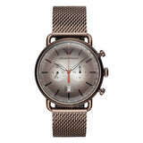 Emporio Armani Aviator Chronograph Grey Dial Brown Mesh Bracelet Watch For Men - AR11169 Buy Now By Emporio Armani