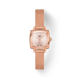 Tissot Lovely Square Lady Quartz Rose Gold Dial Rose Gold Mesh Bracelet Watch For Women - T058.109.33.456.00 Buy Now By Tissot