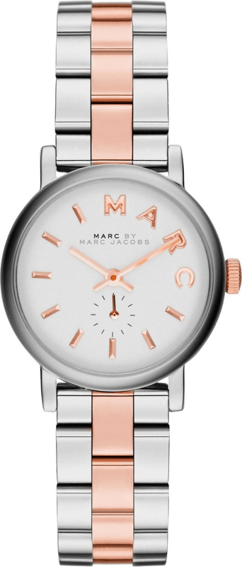 Marc Jacobs Baker White Dial Two Tone Steel Strap Watch for Women - MBM3331 Buy Now By Marc Jacobs