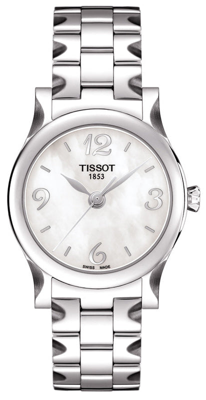 Tissot Stylis-T Mother of Pearl Dial Watch For Women - T028.210.11.117.02 Buy Now By Tissot
