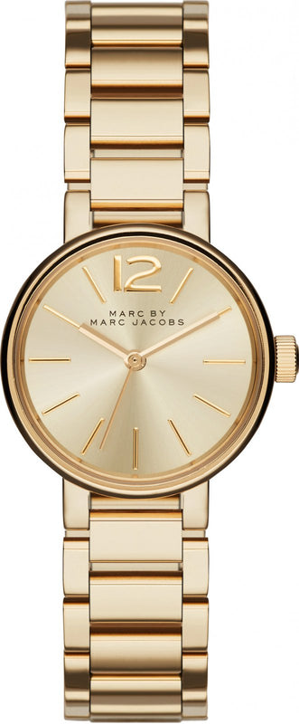 Marc Jacobs Peggy Gold Dial Gold Steel Strap Watch for Women - MBM3405 Buy Now By Marc Jacobs