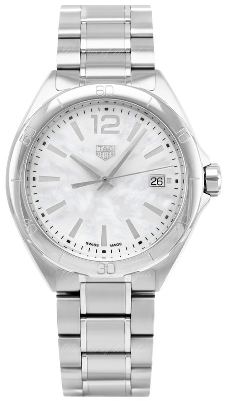 Tag Heuer Formula 1 Mother of Pearl White Dial Silver Steel Strap Watch for Women - WBJ1318.BA0666 Buy Now By Tag Heuer