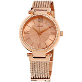 Guess Soho Rose Gold Dial Stainless Steel Watch For Women - W0638L4 Buy Now By Guess