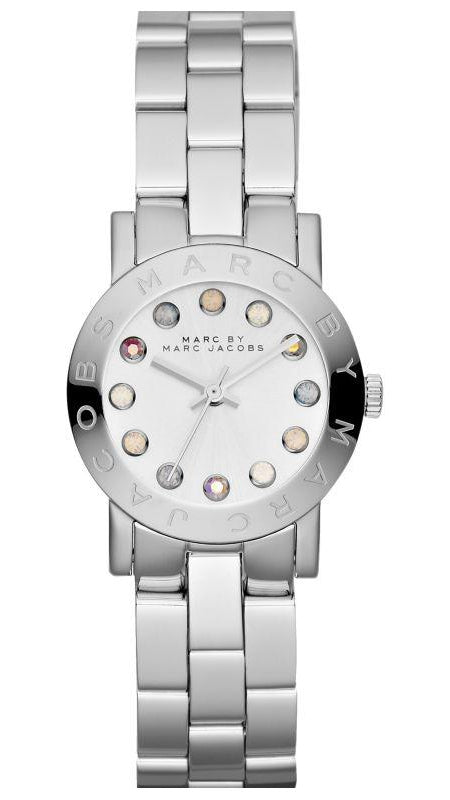 Marc Jacobs Amy White Dial Silver Steel Strap Watch for Women - MBM3217 Buy Now By Marc Jacobs