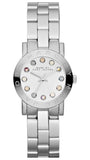 Marc Jacobs Amy White Dial Silver Steel Strap Watch for Women - MBM3217