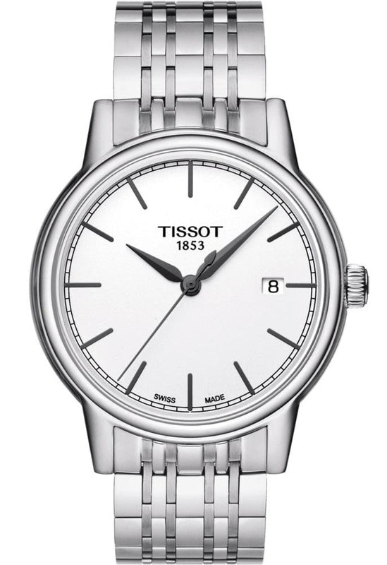Tissot Carson Steel White Dial Silver Steel Strap Watch For Men - T085.410.11.011.00 Buy Now By Tissot