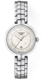 Tissot T Lady Flamingo Diamonds White Dial Silver Steel Strap Watch For Women - T094.210.11.116.01 Buy Now By Tissot