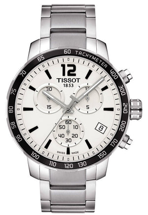Tissot Quickster Chronograph Silver Dial Watch For Men - T095.417.11.037.00 Buy Now By Tissot