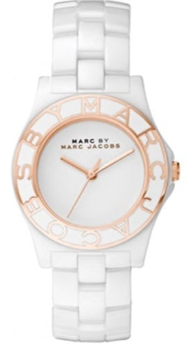Marc Jacobs Blade White Dial White Ceramic Strap Watch for Women - MBM9502 Buy Now By Marc Jacobs