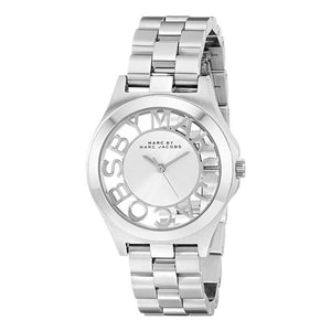 Marc Jacobs Henry White Dial Silver Steel Strap Watch for Women - MBM3291 Buy Now By Marc Jacobs