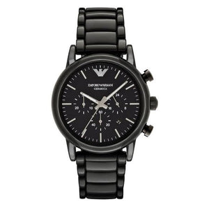 Emporio Armani Luigi Chronograph Black Dial Black Stainless Steel Watch For Men - AR1507 Buy Now By Emporio Armani