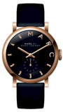 Marc Jacobs Baker Black Dial Black Leather Strap Watch for Women - MBM8633 Buy Now By Marc Jacobs