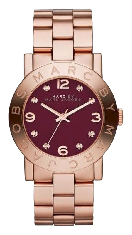 Marc Jacobs Amy Purple Rose Gold Steel Strap Watch for Women - MBM8616 Buy Now By Marc Jacobs