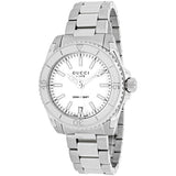Gucci Dive Quartz White Dial Stainless Steel Unisex Watch - YA136402 Buy Now By Gucci