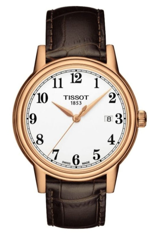 Tissot Carson White Dial Brown Leather Strap Watch For Women - T085.210.36.012.00 Buy Now By Tissot