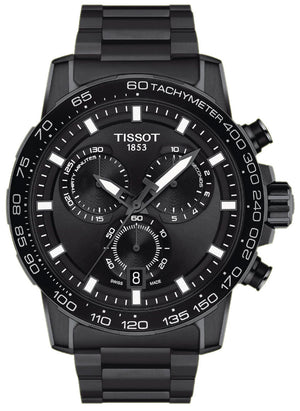 Tissot Supersport Chrono Black Dial Black Steel Strap Watch For Men - T125.617.33.051.00 Buy Now By Tissot