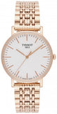 Tissot Everytime Medium White Dial Rose Gold Mesh Bracelet Watch For Men - T109.410.33.031.00 Buy Now By Tissot