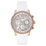 Guess Sport White Dial White Rubber Strap Watch For Women - W0616L1 Buy Now By Guess