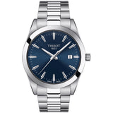 Tissot Gentleman Blue Dial Silver Steel Strap Watch For Men - T127.410.11.041.00 Buy Now By Tissot