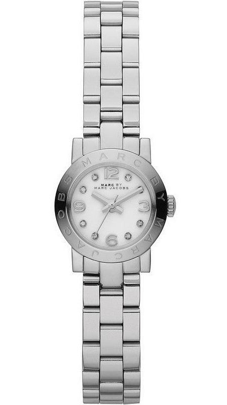 Marc Jacobs Amy Dinky White Dial Silver Steel Strap Watch for Women - MBM3225 Buy Now By Marc Jacobs