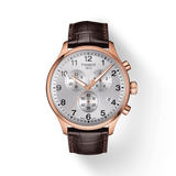 Tissot Chrono XL Classic Silver Dial Brown Leather Strap Watch For Men - T116.617.36.037.00 Buy Now By Tissot