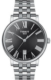 Tissot Carson Premium Black Dial Silver Steel Strap Watch For Men - T122.410.11.053.00 Buy Now By Tissot