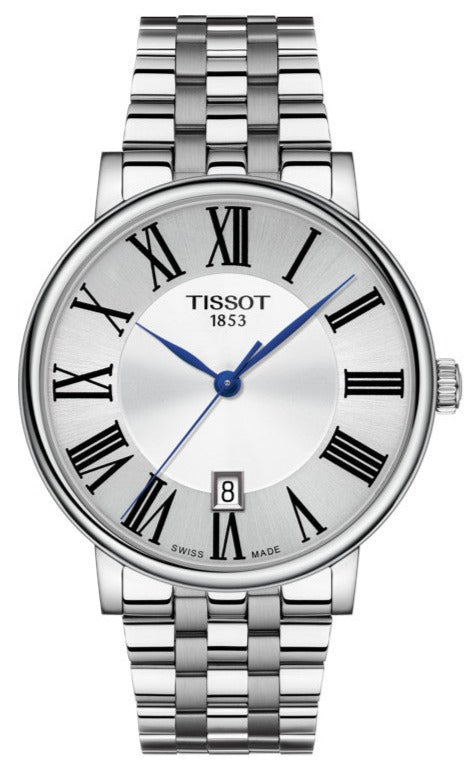 Tissot Carson Premium Silver Dial Silver Steel Strap Watch For Men - T122.410.11.033.00 Buy Now By Tissot