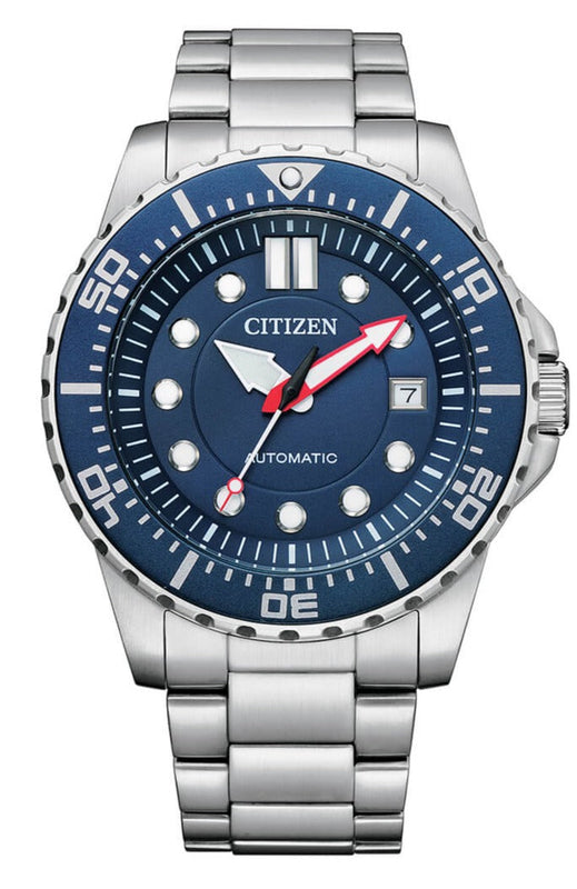 Citizen Promaster Mechanical Blue Dial Silver Steel Strap Watch For Men - NJ0121-89L Buy Now By Citizen