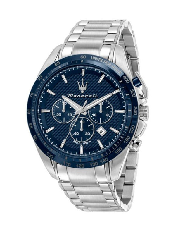 Maserati Traguardo Chronograph Blue Dial 45mm Stainless Steel Watch For Men - R8873612043 Buy Now By Maserati