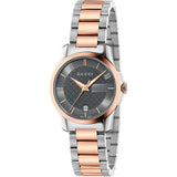 Gucci G Timeless Grey Dial Two Tone Steel Strap Watch For Women - YA126527 Buy Now By Gucci